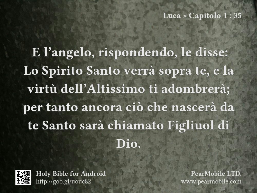 Luca, Capitolo 1:35